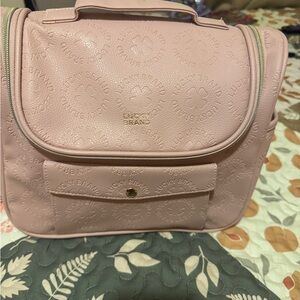 Lucky Brand Embossed Pink Toiletry Bag